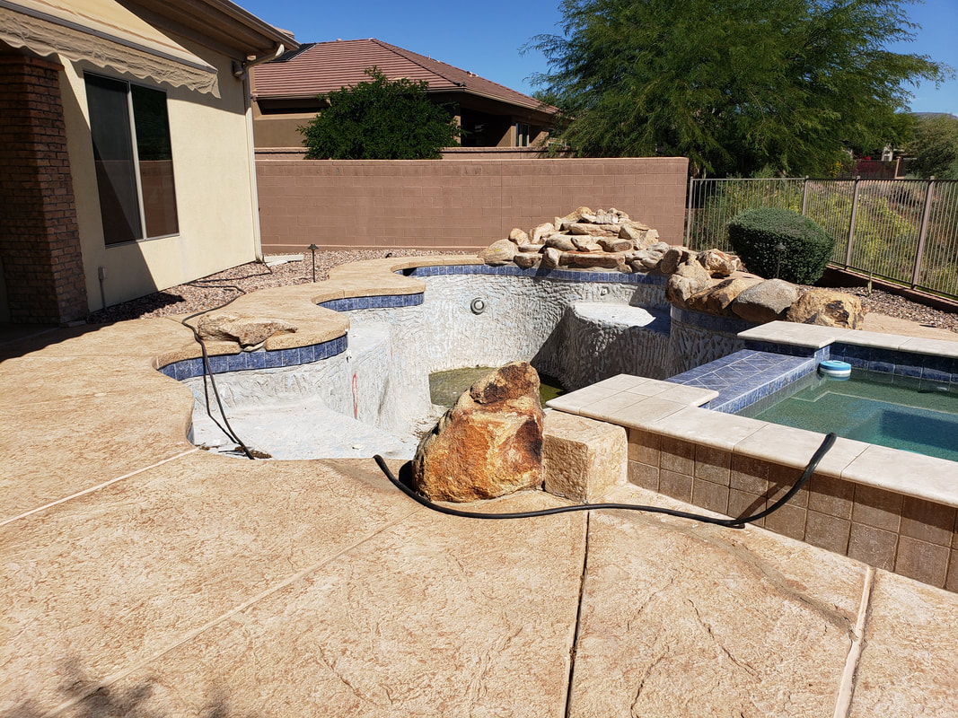 Custom new pool build in Anthem, AZ by Love Pool Care