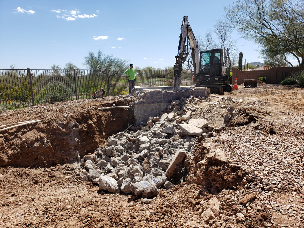 Custom new pool build in Anthem, AZ by Love Pool Care