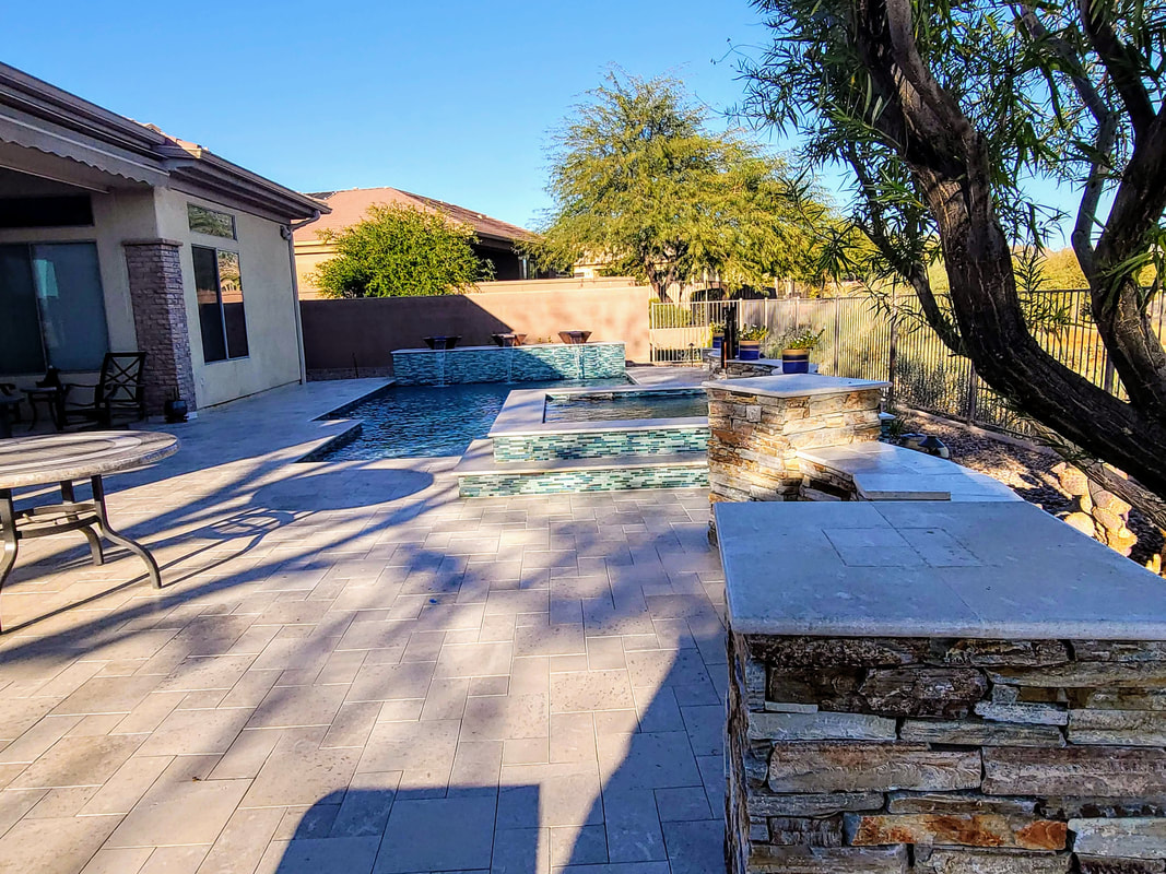 Custom new pool build in Anthem, AZ by Love Pool Care