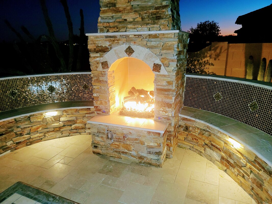 Custom new pool build in Anthem, AZ by Love Pool Care