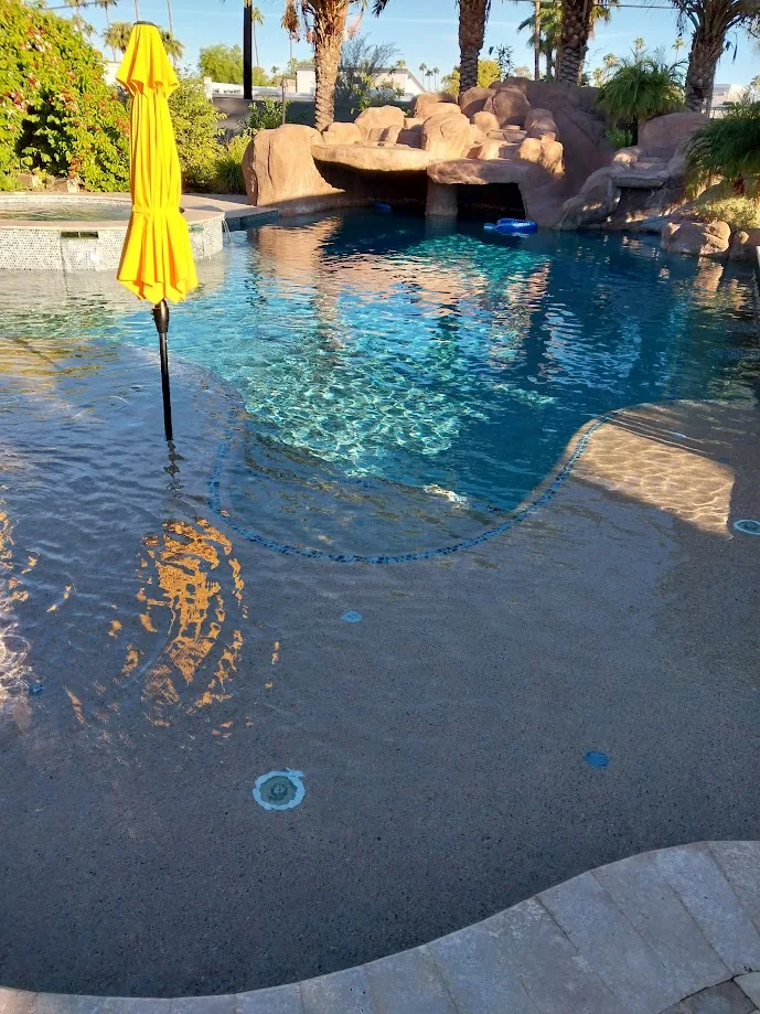 Custom new pool build in Anthem, AZ by Love Pool Care