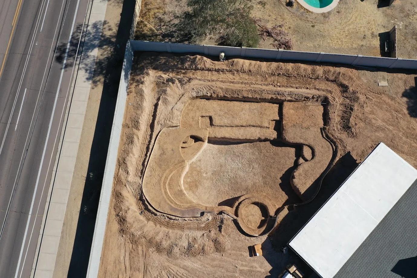 Custom new pool build in Anthem, AZ by Love Pool Care